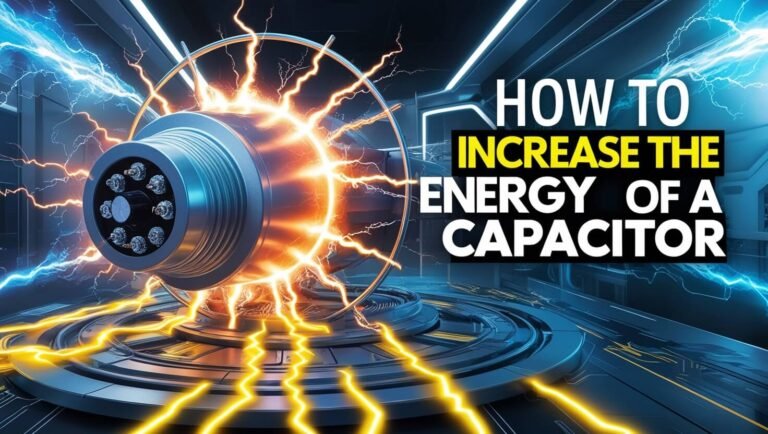 How Do You Increase The Energy Of A Capacitor