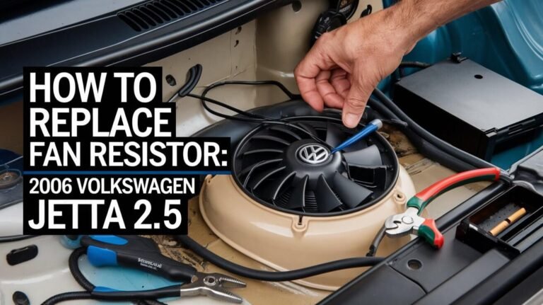 How To Replace Fan Resistor 2006 Volkswagen Jetta 2.5