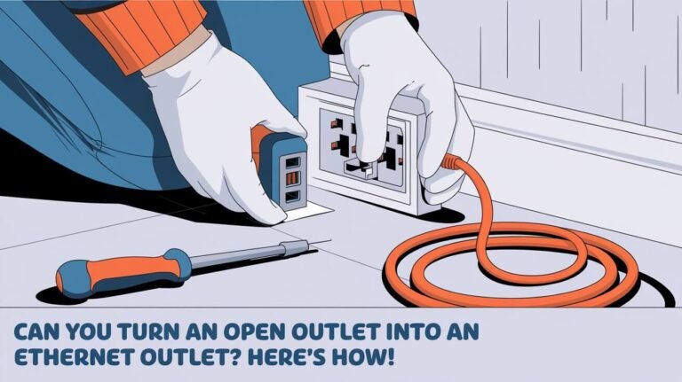 Can You Make A Open Outlet Into A Ethernet Outlet