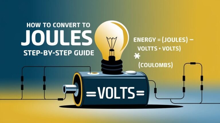 How To Volts Transfer To Joules