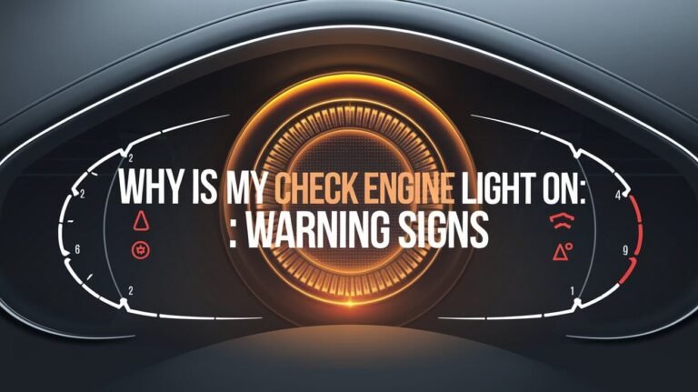 Why Is My Check Engine Light On